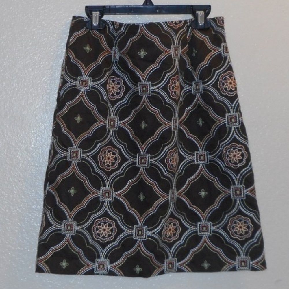 Harold's embroidered A-line skirt